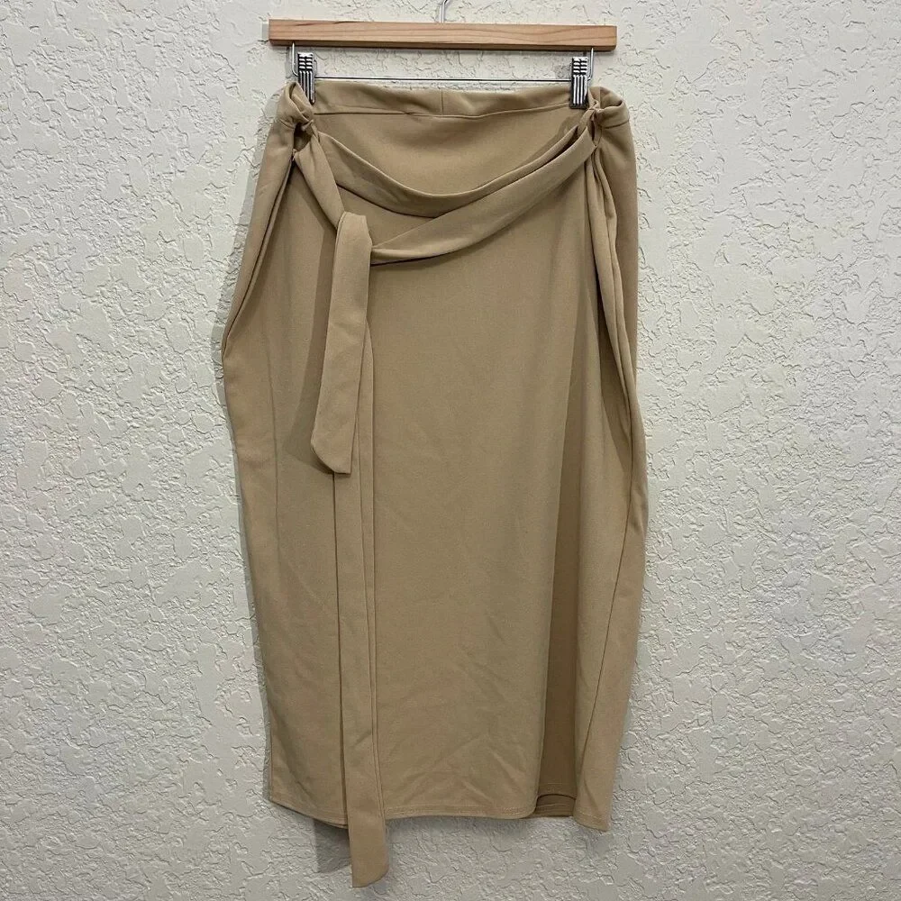 Boohoo Loose Drapy Skirt